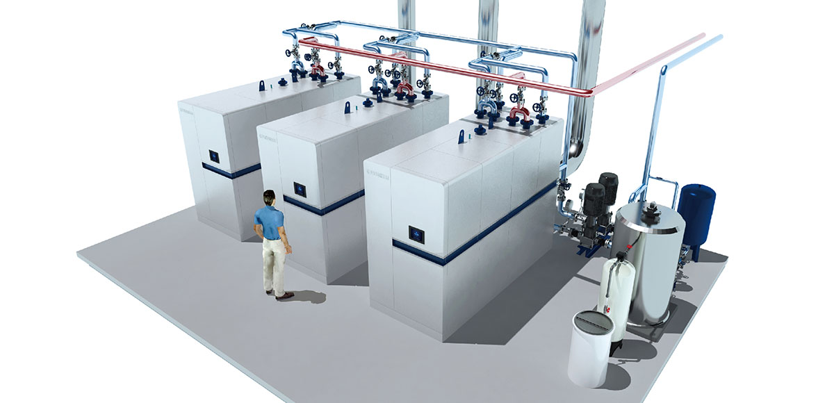 真空熱水鍋爐熱力圖